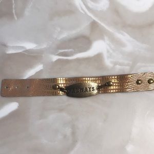 Lenny and Eva leather cuff bracelet.